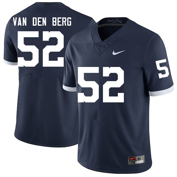 Men #52 Jordan van den Berg Penn State Nittany Lions College Football Jerseys Sale-Retro - Click Image to Close